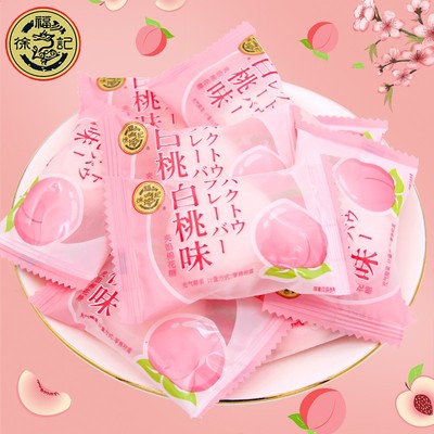 徐福记广东棉花糖白桃棉花糖