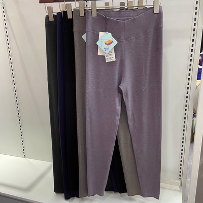 佳莉来2221秋冬男女士山羊绒护膝高腰2591打底裤厚秋裤保暖裤320g