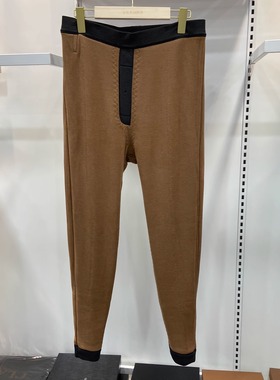 绒织王25621驼绒加厚户外秋冬男士款高腰棉裤打底保暖裤680g