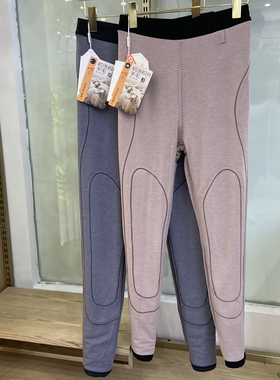 兰心茹2585女2586男士高腰机洗羊毛织片加厚保暖裤打底裤冬季长裤