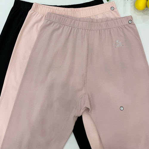 棉花星期五6491女长绒棉女士秋裤秋冬舒适高腰纯色松紧腰保暖裤