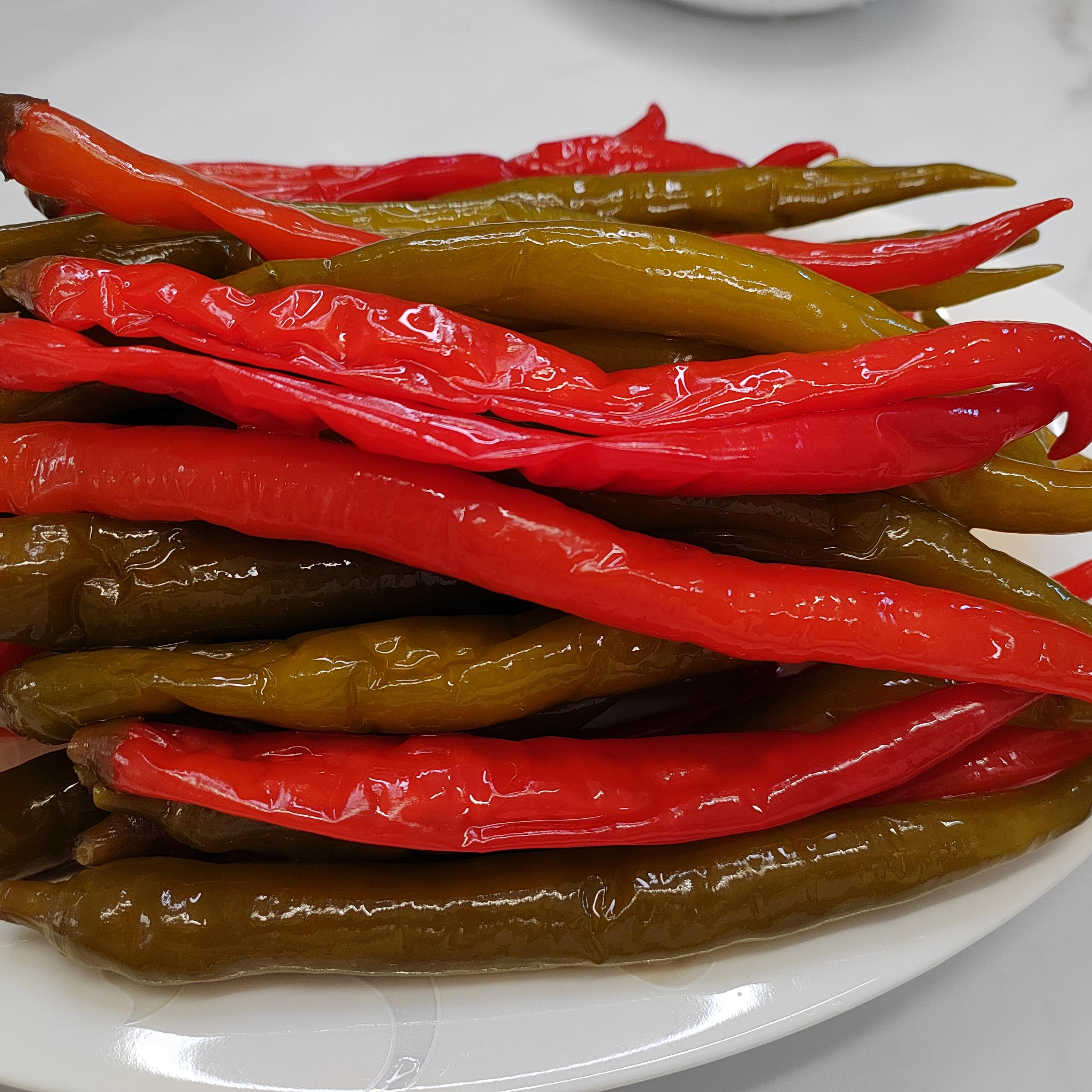 云南保山土特产正宗辣椒农家自制老坛泡菜泡椒荆条海椒混合泡辣椒