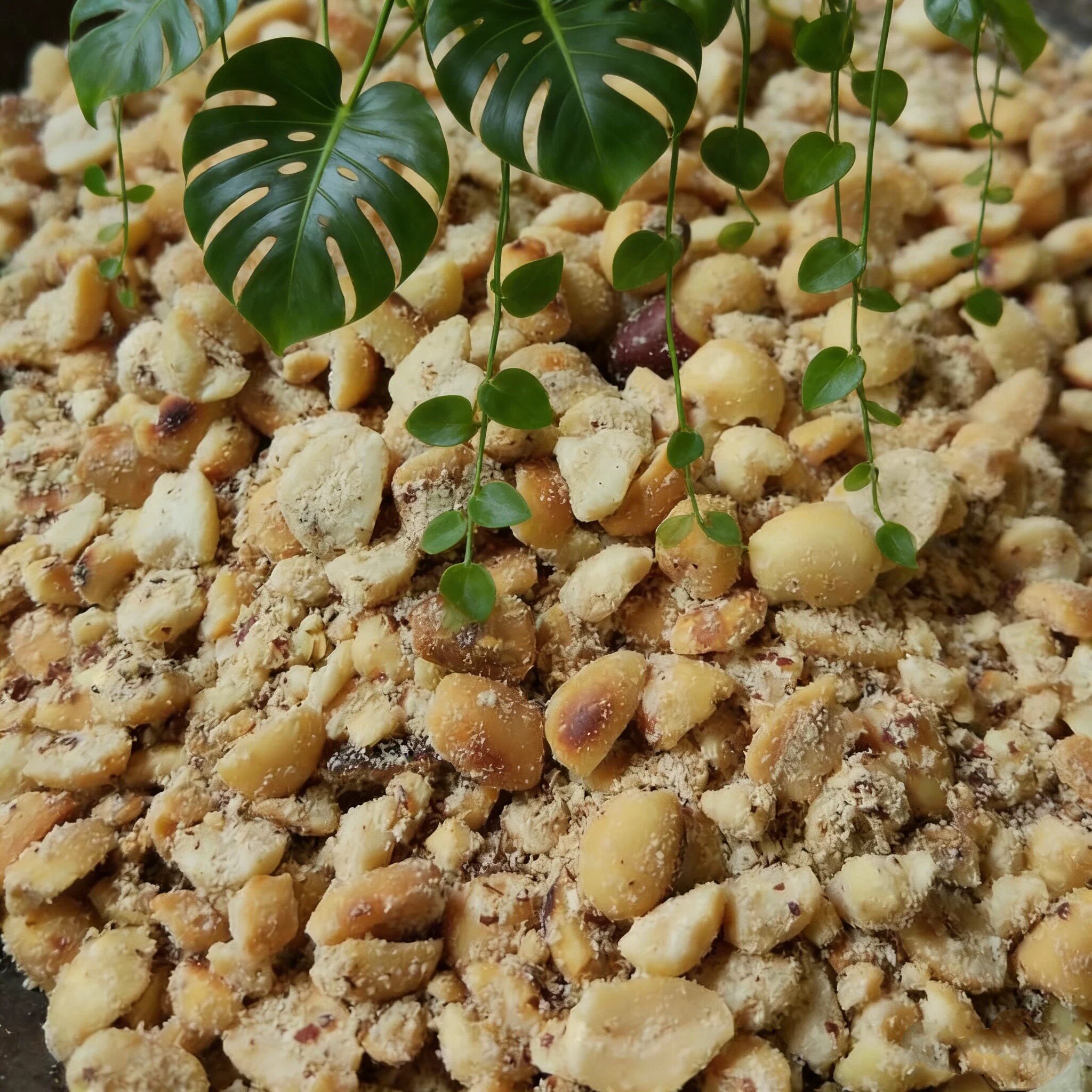 现炒熟白芝麻炒花生米即食和生辣椒粉微辣凉菜佐料专用解馋香酥脆