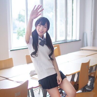 jk日系校服纯棉针织衫马甲背心