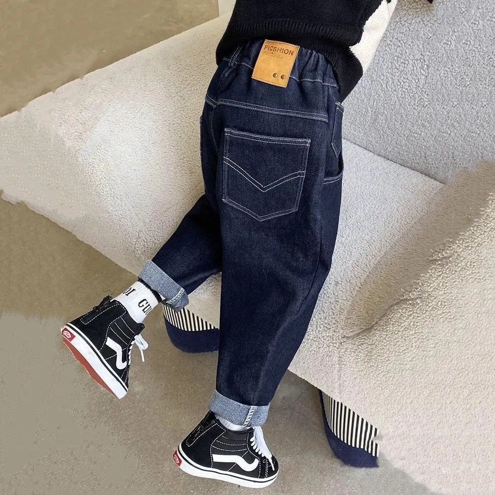 男童牛仔裤春装2023新款帅气男孩裤子中大童春秋季长裤宽松休闲裤,童装/婴儿装/亲子装,裤子,淘宝优惠券,粉丝福利购,淘宝优惠卷