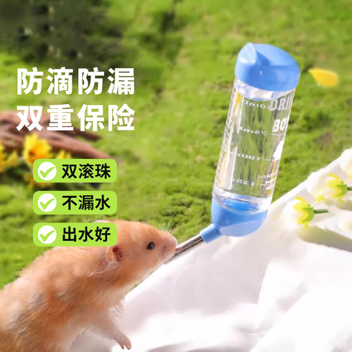 防漏立式兔子龙猫用品水壶饮水器