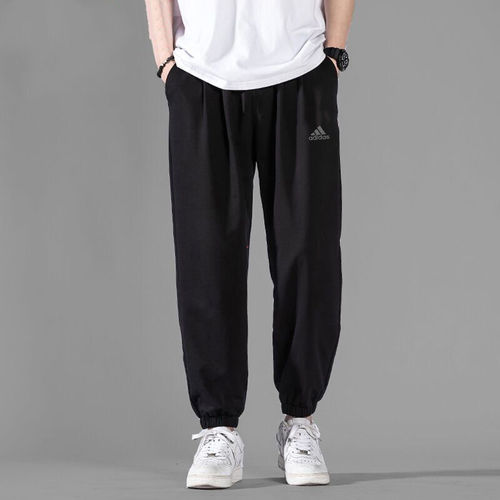 Adidas宽松卫裤男2025夏