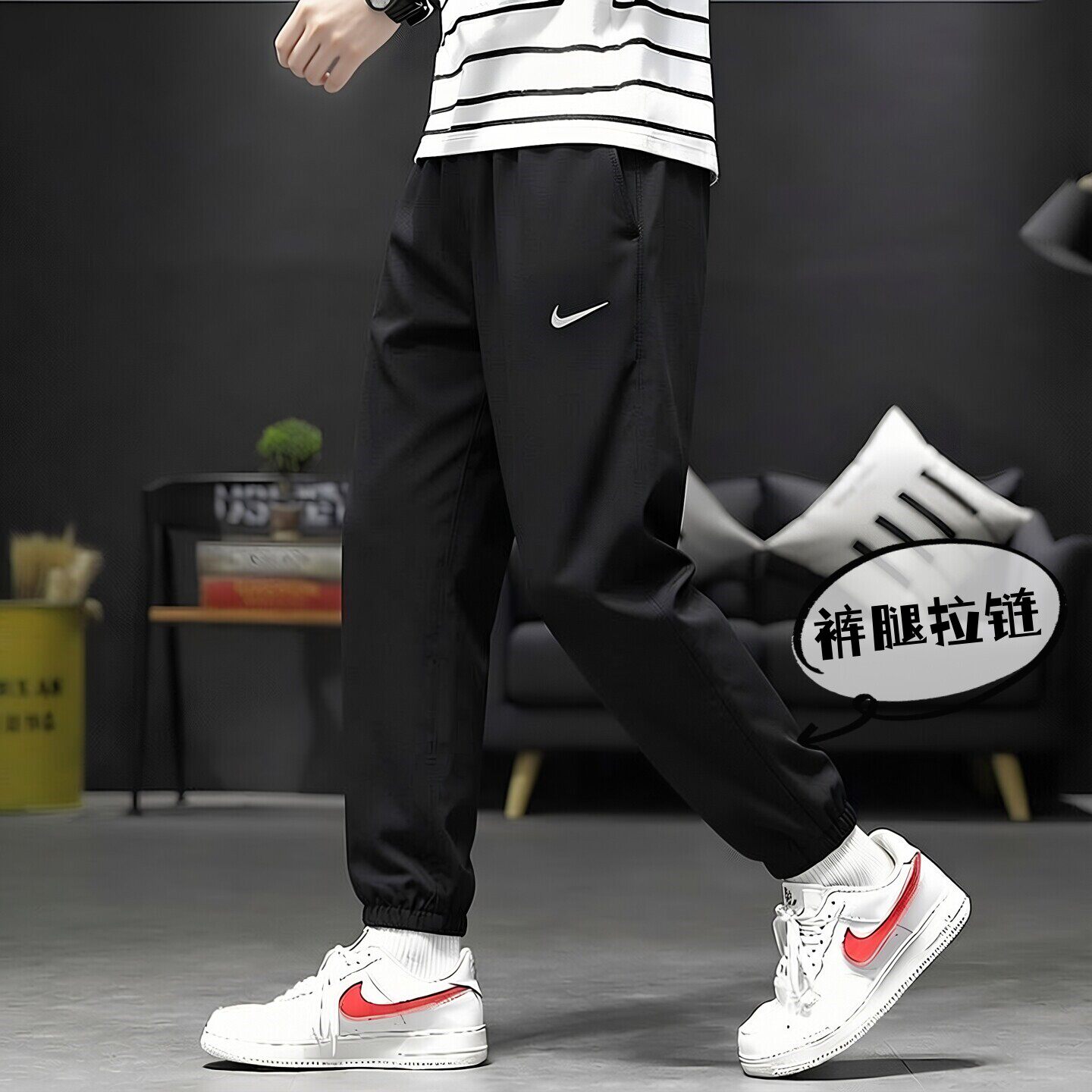 Nike耐克裤子健身速干长