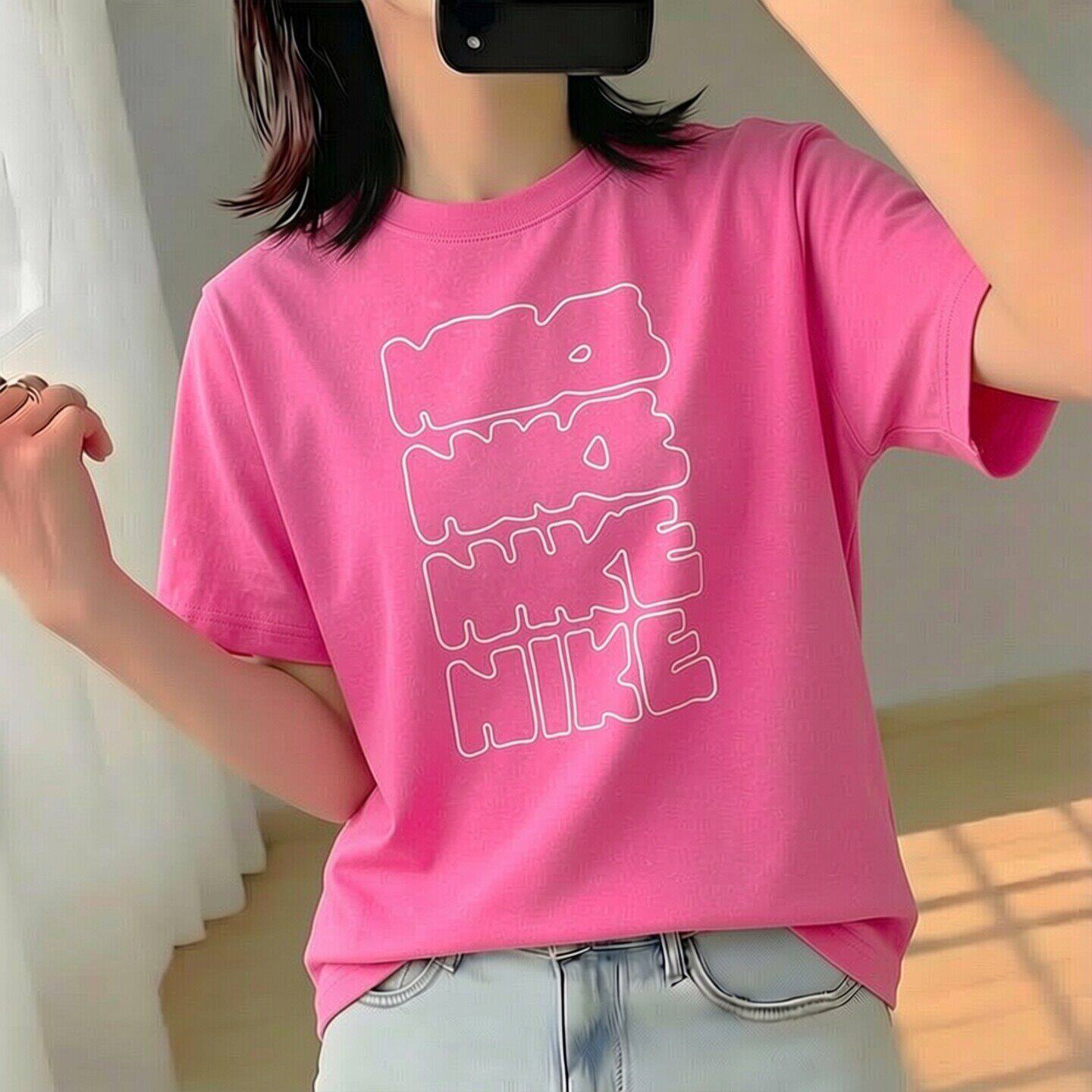 Nike耐克粉色短袖正品纯