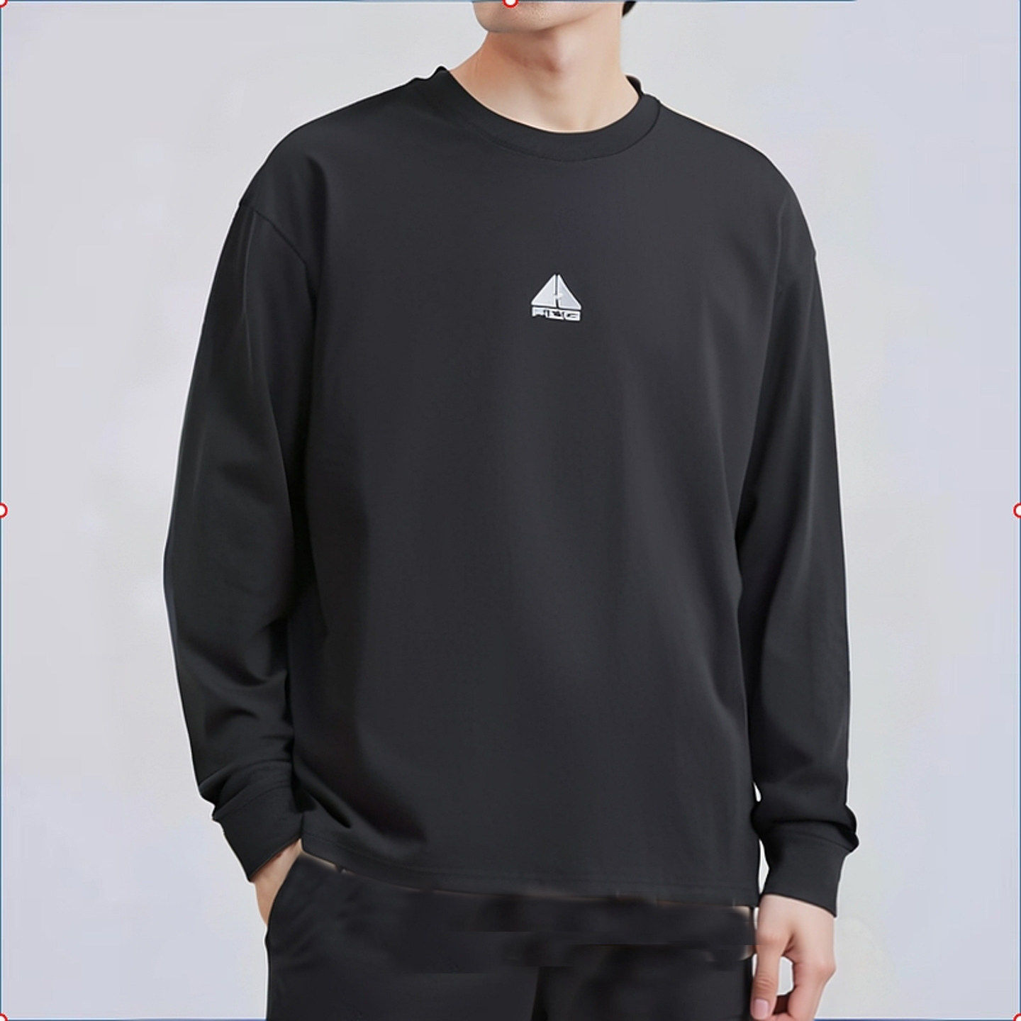 Nike耐克黑色长袖T恤男装