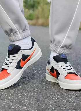 Nike耐克男鞋SB FORCE 58运动鞋低帮复古滑板鞋黄色休闲鞋DV5477