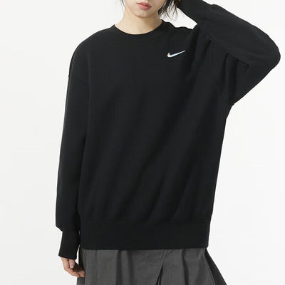 Nike耐克2024龙年新款圆领卫衣女针织棉运动装透气休闲上衣FZ6537