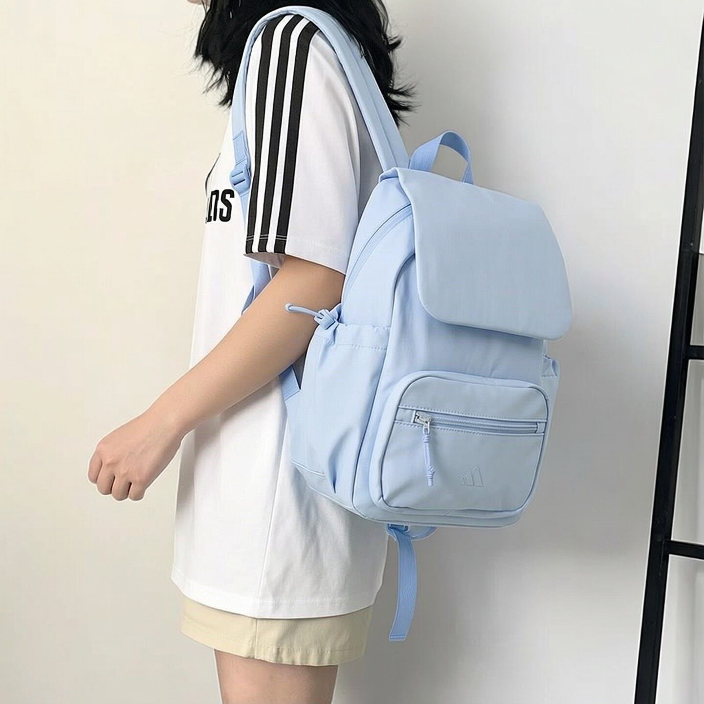 阿迪达斯小背包女包夏季新款多巴胺运动休闲大学生旅行双肩包书包