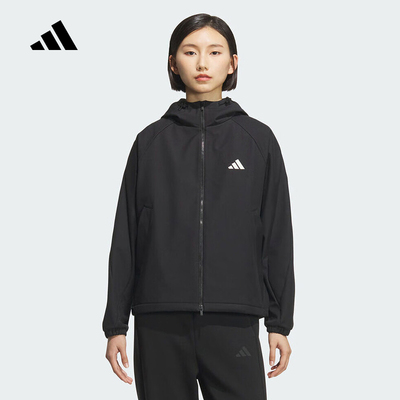 adidas阿迪达斯运动正品冬女梭织夹克 KC0054