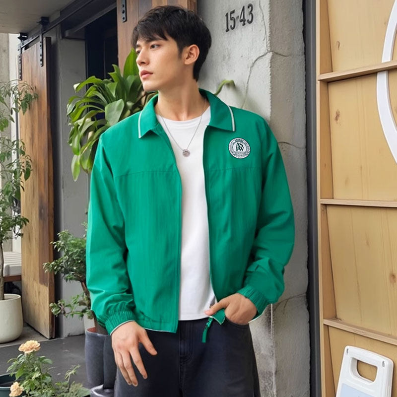 阿迪达斯棒球服男春季新款梭织夹克运动服美式篮球宽松外套JE3626