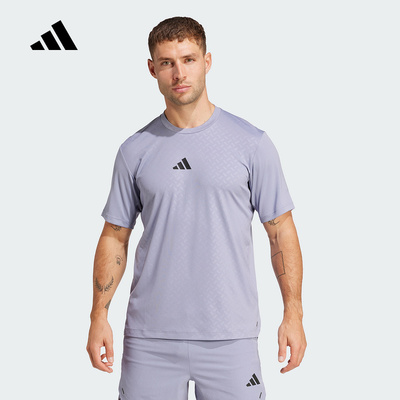 adidas阿迪达斯透汽力量训练运动舒爽速干半袖夏男短袖T恤 JI8216