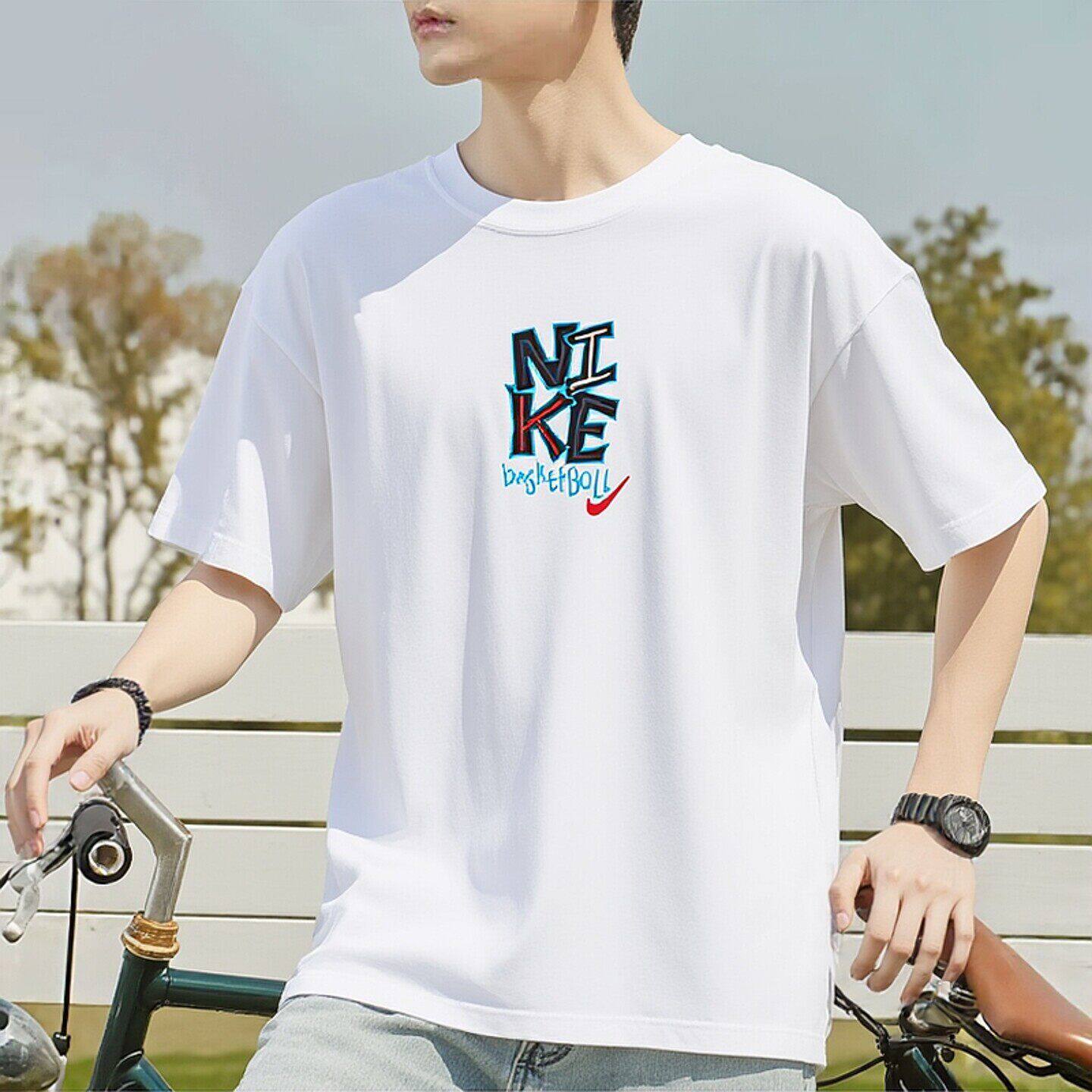 白色短袖Nike耐克男装26