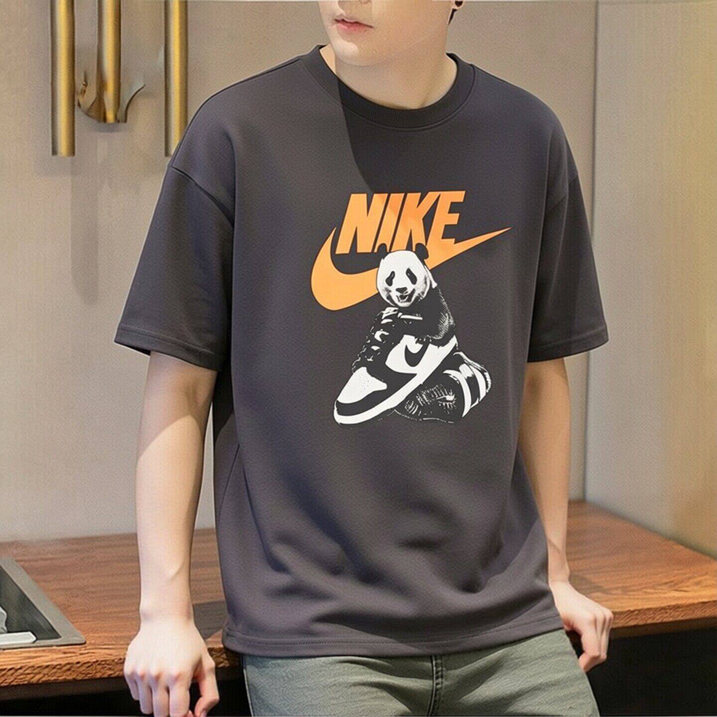 短袖Nike耐克熊猫印花上