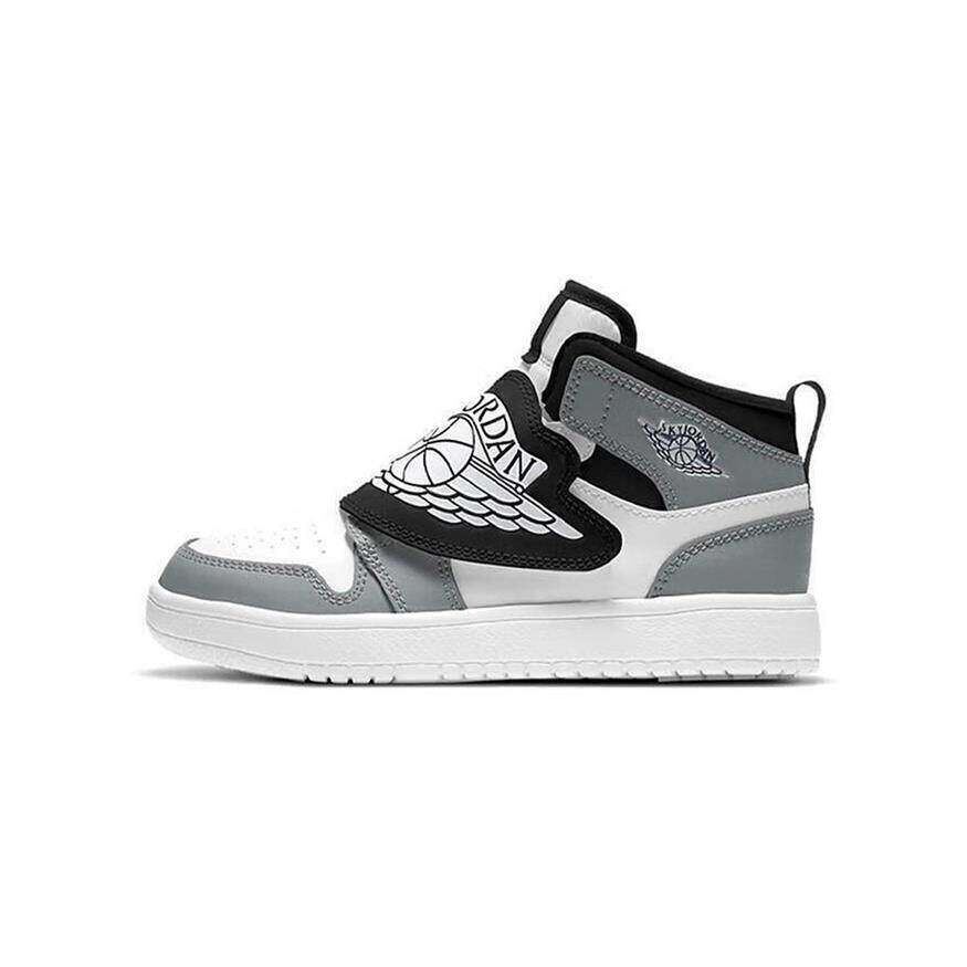 耐克小童鞋新款AJ1灰白色