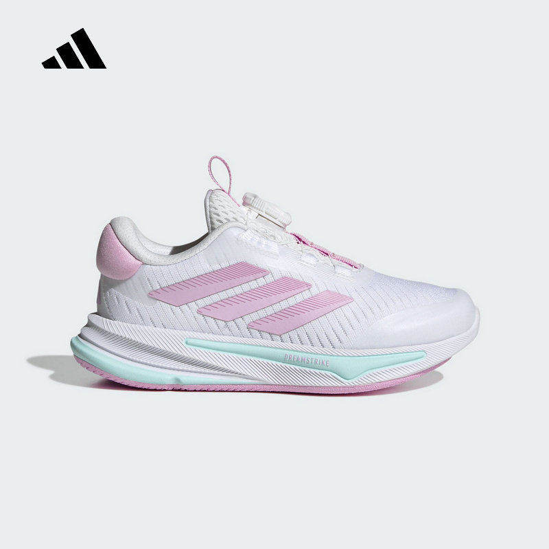Adidas女小童鞋休闲舒适