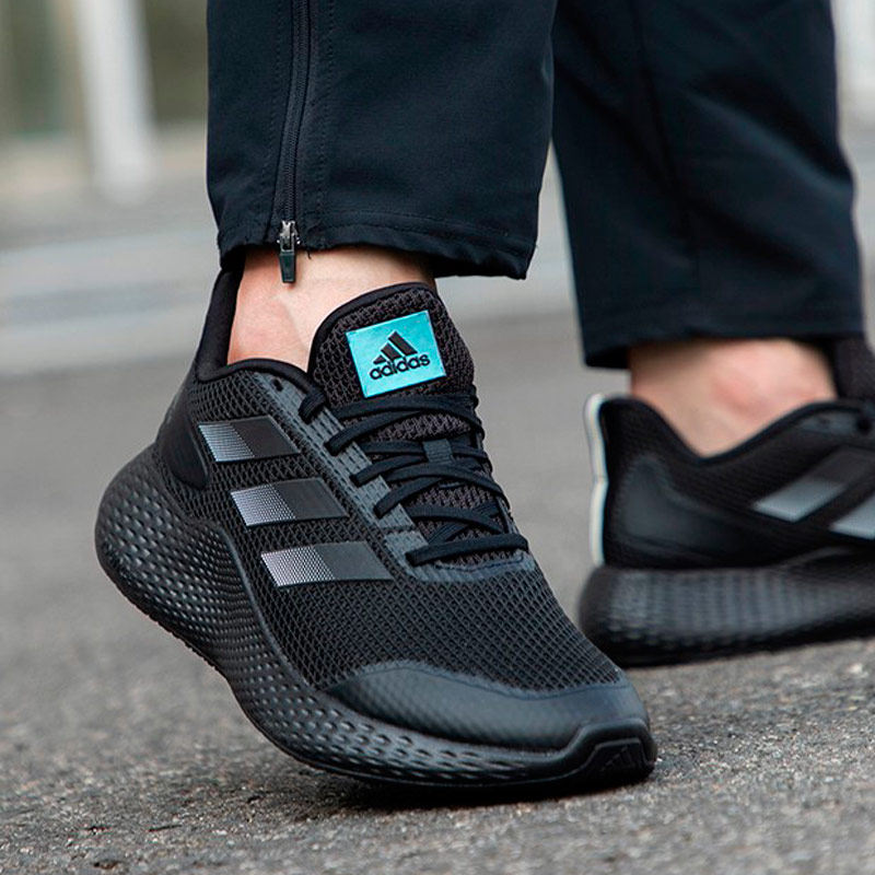 Adidas阿迪达斯男鞋秋冬季新款黑色运动鞋bounce缓震跑步鞋GW2499