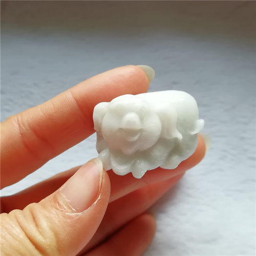 收藏天然玉石独山玉生肖猪吊坠南阳玉独玉旺财猪手把件挂件摆件秒