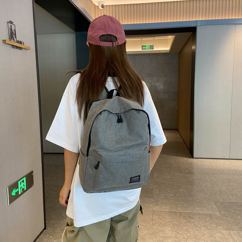 休闲双背包书包防水旅行包电脑包双肩背包