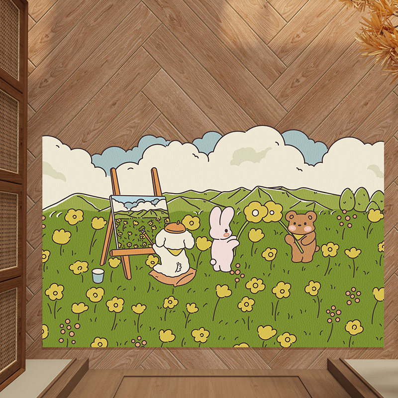 入户门地垫门垫PVC皮革脚垫可擦免洗进门门口家用进户地毯可裁剪,居家布艺,入户地垫,淘宝优惠券,粉丝福利购,淘宝优惠卷