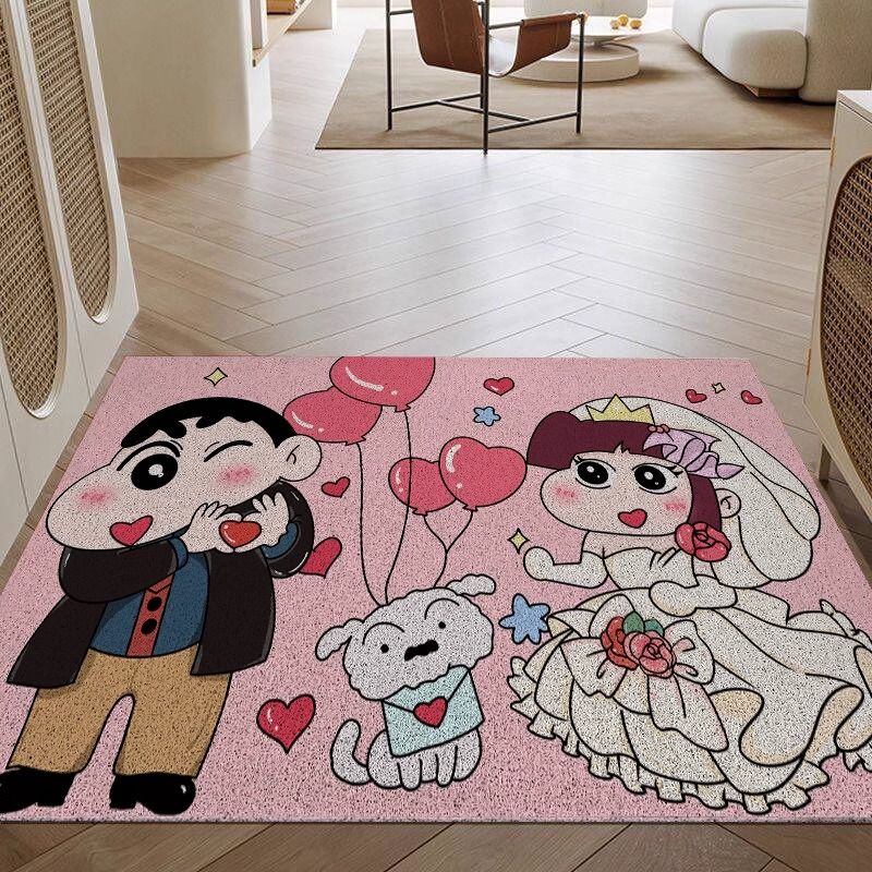 蜡笔小新入户门地垫家用进门