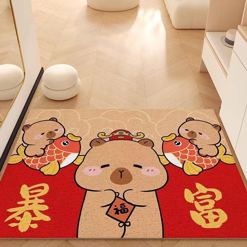 卡皮巴拉地垫入户门家用进门