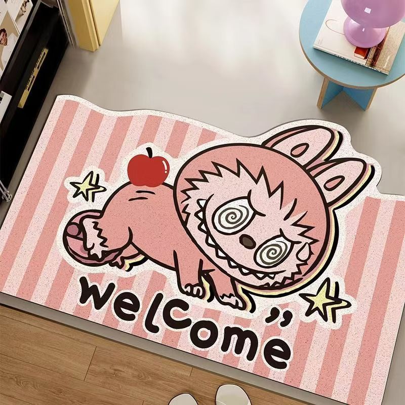 拉布布入户门地垫家用丝圈