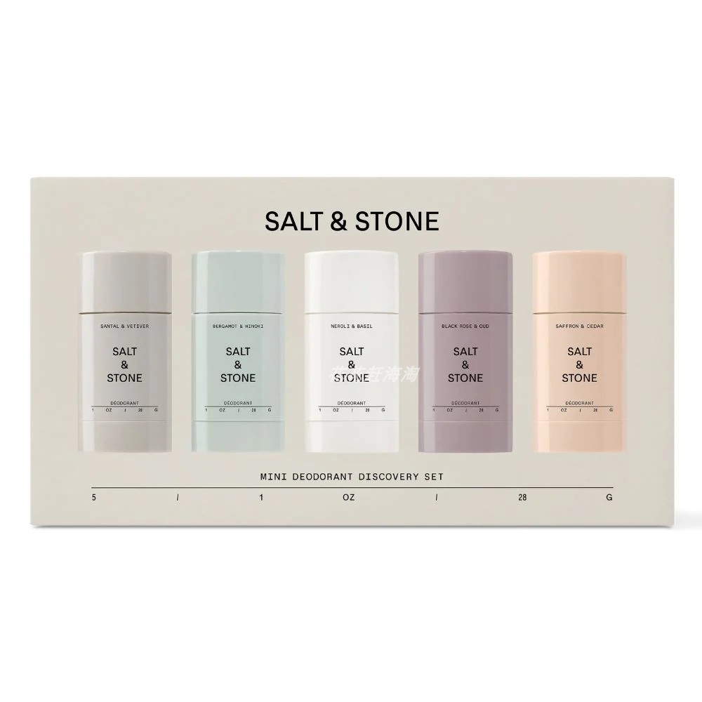 海淘正品Salt&Stone天然无铝止汗棒固体香膏Vogue上榜中样28g