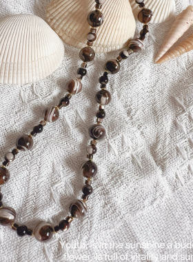 原创设计【阿鲁比斯】夏日度假搭配自然原始天然贝壳男女串链饰物