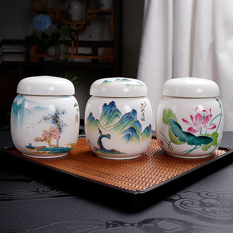 药膏密封罐陶瓷一罐多用液体罐