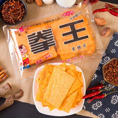 经典网红零食过瘾手撕大辣片