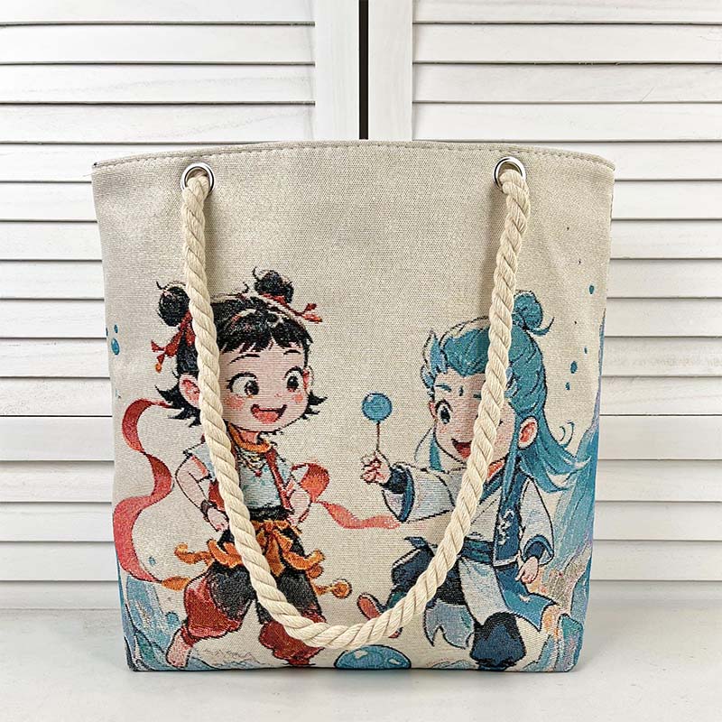哪吒之魔童闹海周边托特包