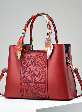 结婚新娘包包女2025新款轻奢女包手提包大容量时尚百搭单肩斜挎包