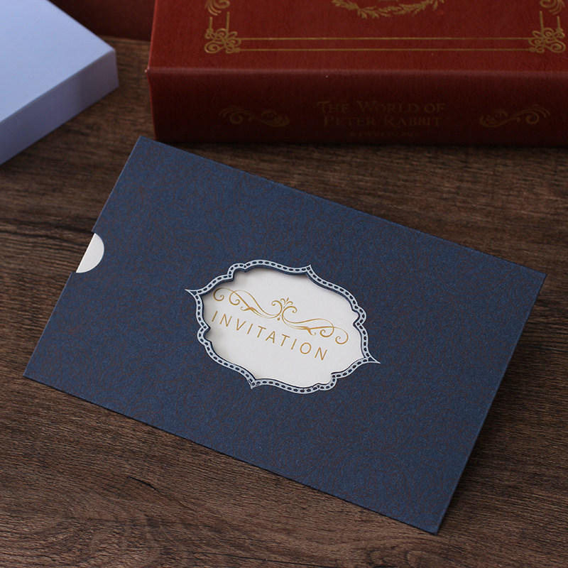 商务邀请函定制会议开业创意答谢活动请柬公司高档大气晚宴简约