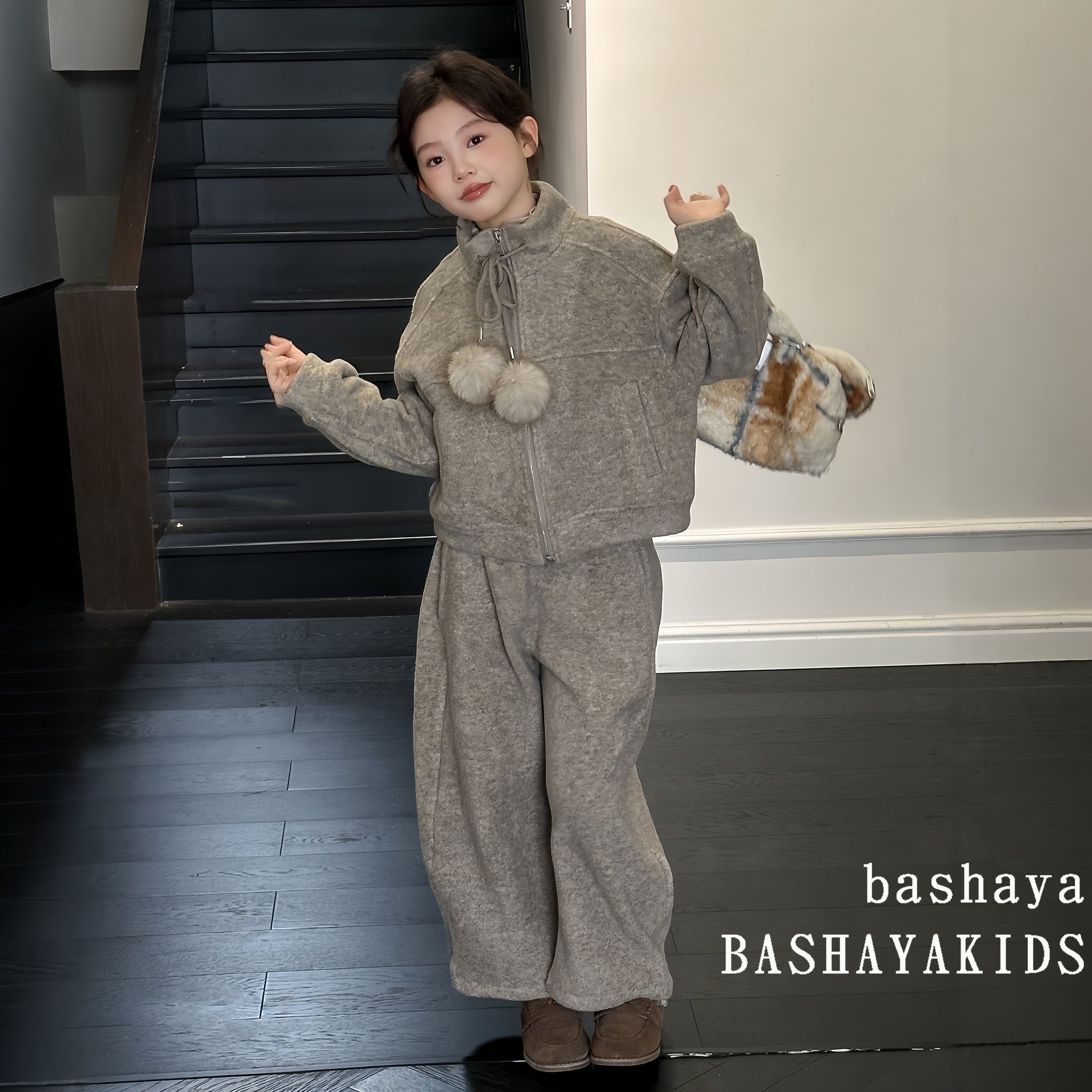 女童冬季穿搭一整套高级感大童女装2025新款儿童套装女孩洋气冬装