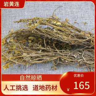中药材 岩黄连 岩黄莲根250g岩胡 岩连菊花黄连土黄连中草药