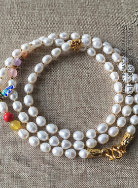 泰国佛牌其他款式珍珠项链可定制