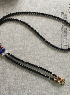 毫米刻面民族风毛衣项链可定制款