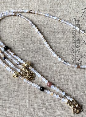 其他玛瑙圆珠链女西链子百搭