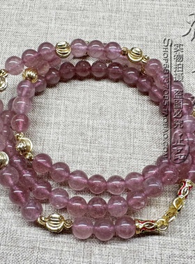 草莓晶泰国佛牌其他款式毛衣链