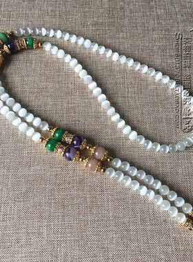 猫眼石泰国佛牌其他款式毛衣项链