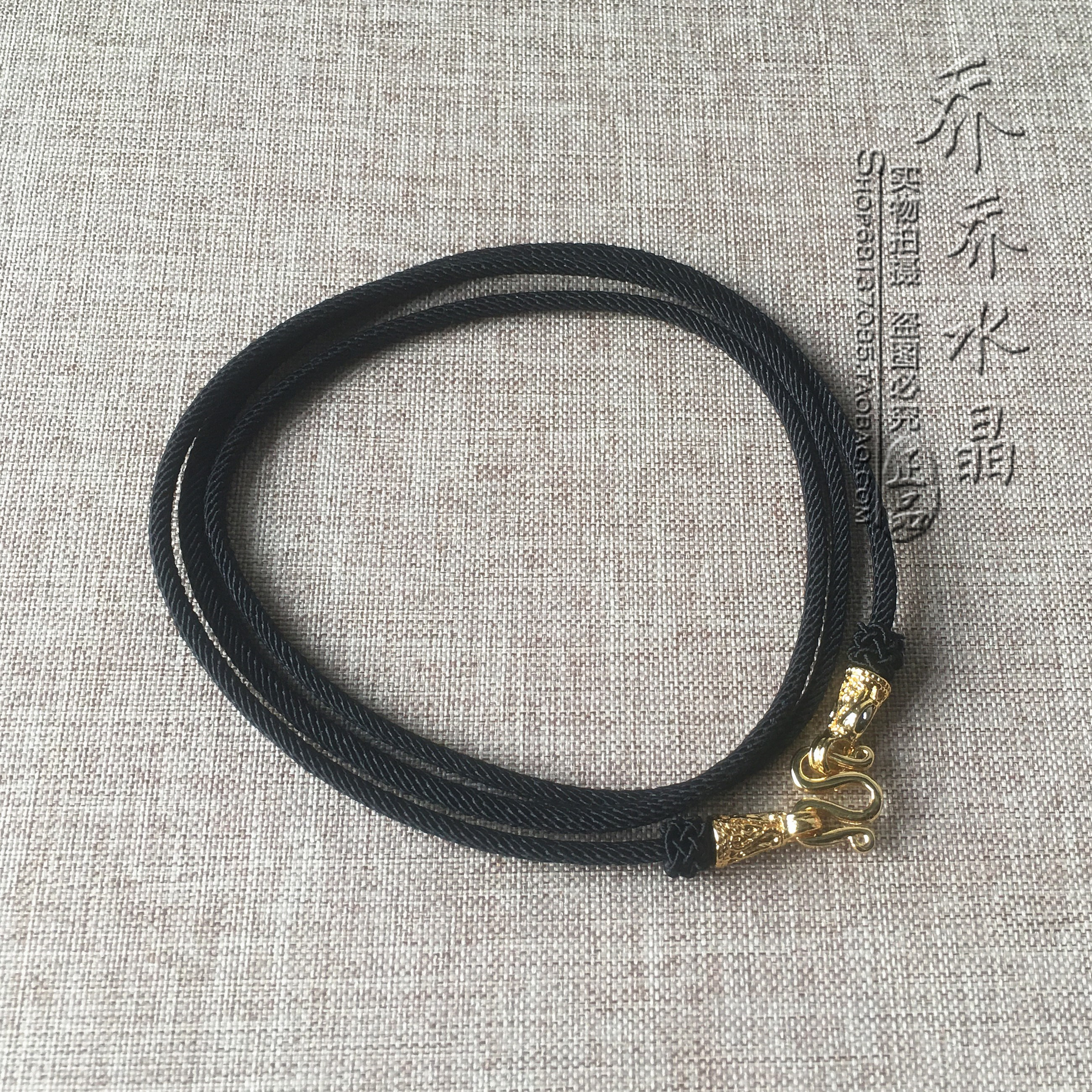 金色项链百搭挂绳佛牌可定制