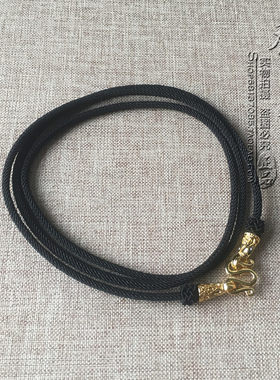 金色项链百搭挂绳佛牌可定制
