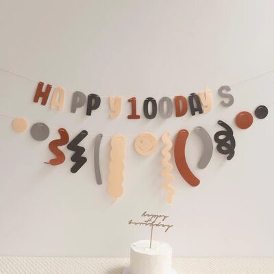 韩系无纺布百日拉花拉旗