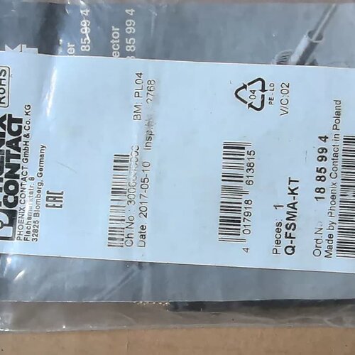 议价全新菲尼克斯光纤连接器 Q-FSMA-KT，订货号18859