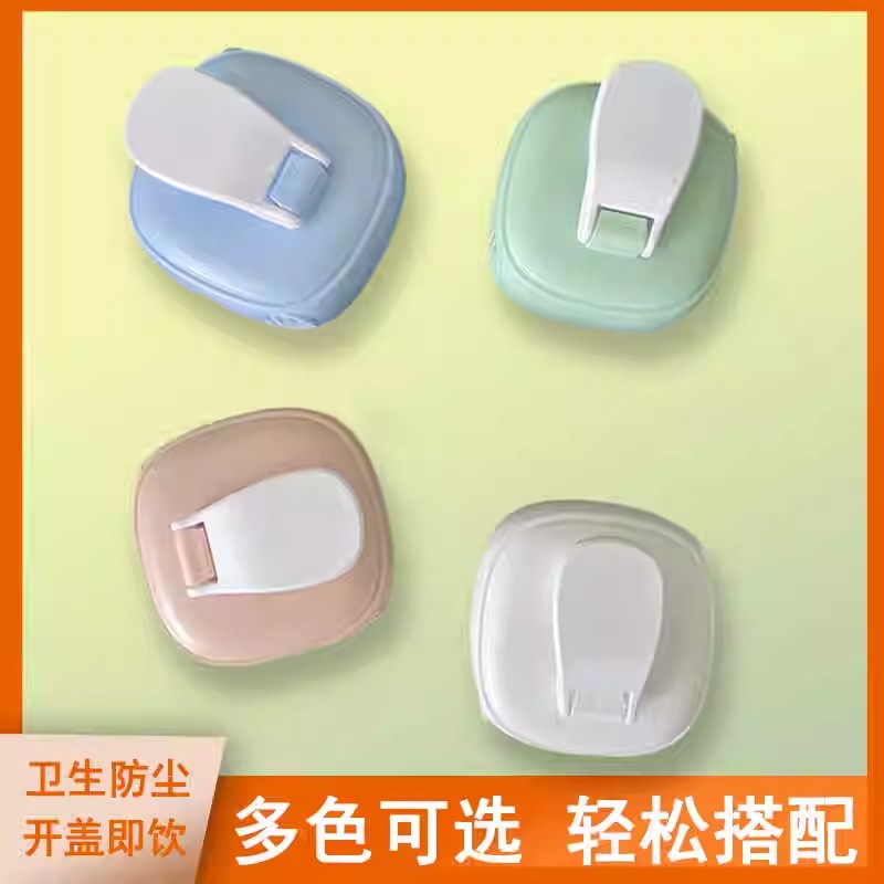 适配赫根奶瓶通用配件密封盖杯盖